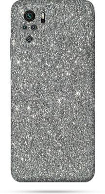 OggyBaba redmi note 10s Mobile Skin(Silver Glitter Skin Matte Finish)
