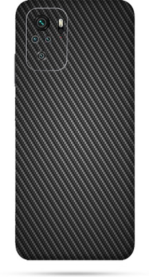 OggyBaba redmi note 10s Mobile Skin(Charcoal Black Carbon Fibre Skin Matte Finish)