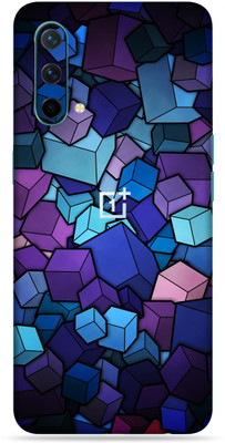 OggyBaba one+9 nord Mobile Skin(Cubes Vector Skin Matte Finish)