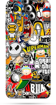Mclaxa Redmi note 10s, Redmi note 10s Mobile Skin(Sticker Bombing With Super matte finish)