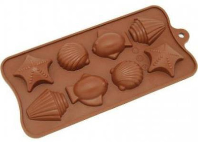 BAKERS4U Silicone Chocolate Mould 8(Pack of 1)