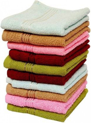 Weaving Poems 12in X 12in Face Towel Set Multicolor Cloth Napkins(10 Sheets)