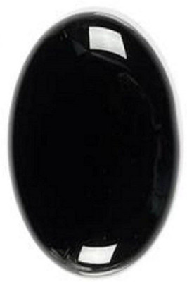 Takshila Gems Natural Black Agate Stone 7.25 Ratti / 6.52 Carat Black Hakik Stone Agate Stone