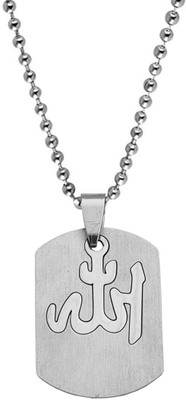 Shiv Jagdamba Sterling Silver Stainless Steel Pendant