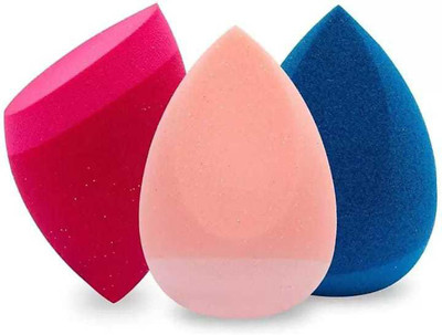 Trendy styler Makeup Sponge Set 3pcs.Professional Beauty Sponge Blender for Cosmetic Blending.Make up sponge egg.Multi-Colors.Different shapes