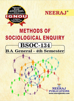 IGNOU BSOC-134: Methods Of Sociological Enquiry(Paperback, Experts Panel of Neeraj Publication)