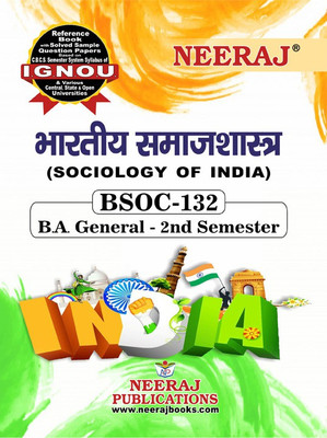 IGNOU BSOC-132 Sociology Of India(Paperback, Hindi, Experts Panel of Neeraj Publication)