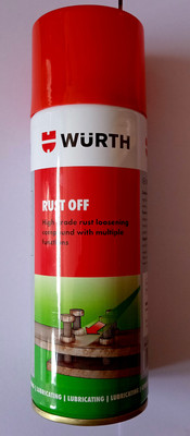 Wurth 0890200011 Rust Removal Solution with Trigger Spray(480 ml)