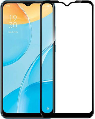 alphax Edge To Edge Tempered Glass for Oppo A15, Oppo A15s(Pack of 1)