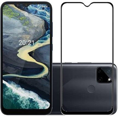 NSTAR Edge To Edge Tempered Glass for Realme C21Y(Pack of 1)