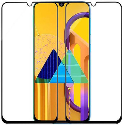 alphax Edge To Edge Tempered Glass for Oppo A15, Oppo A15s(Pack of 2)