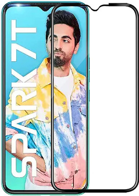 CASEHUNT Edge To Edge Tempered Glass for TECNO SPARK 7T(Pack of 1)