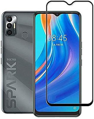 GDBUY Edge To Edge Tempered Glass for Tecno Spark 7T(Pack of 1)
