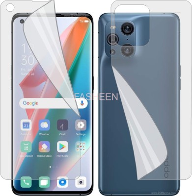 Fasheen Front and Back Screen Guard for OPPO FIND X3 PRO 5G (Edge To Edge Full Coverage TPU)(Pack of 2)