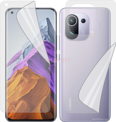 MOBART Front and Back Screen Guard for REDMI 11 PRO (Edge To Edge Full Coverage TPU)(Pack of 2)
