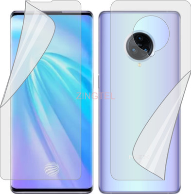 ZINGTEL Front and Back Screen Guard for VIVO NEX 3S5G (Edge To Edge Full Coverage TPU)(Pack of 2)