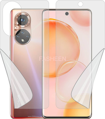 Fasheen Front and Back Screen Guard for HONOR 50 (Edge To Edge Full Coverage TPU)(Pack of 2)