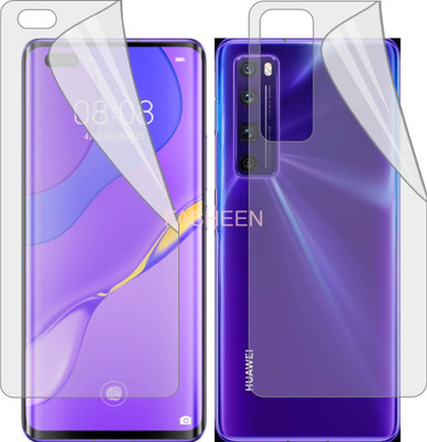 Fasheen Front and Back Screen Guard for HUAWEI HONOR NOVA 7 PRO 5G (Edge To Edge Full Coverage TPU)(Pack of 2)