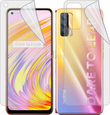 MOBART Front and Back Screen Guard for REALME X9 PRO RMX3366 (Edge To Edge Full Coverage TPU)(Pack of 2)