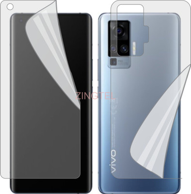ZINGTEL Front and Back Screen Guard for VIVO X51 5G XE710 (Edge To Edge Full Coverage TPU)(Pack of 2)