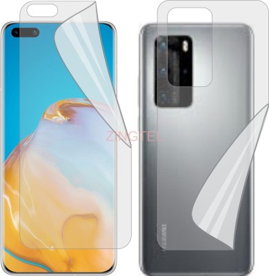 ZINGTEL Front and Back Screen Guard for HUAWEI HONOR P40 PRO PLUS 5G (Edge To Edge Full Coverage TPU)(Pack of 2)