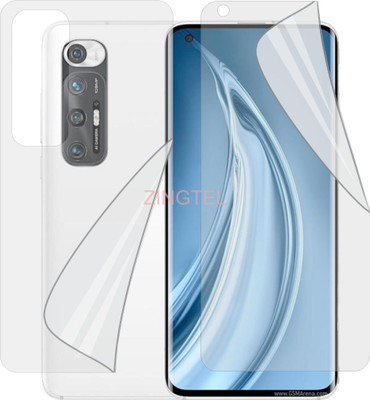 ZINGTEL Front and Back Screen Guard for XIAOMI MI 10S (Edge To Edge Full Coverage TPU)(Pack of 2)