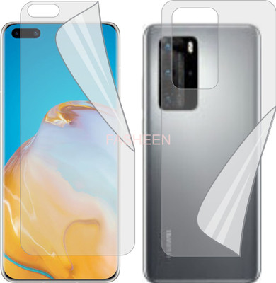 Fasheen Front and Back Screen Guard for HUAWEI HONOR P40 PRO PLUS (Edge To Edge Full Coverage TPU)(Pack of 2)