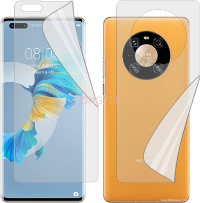 ZINGTEL Front and Back Screen Guard for HUAWEI HONOR MATE 40 PRO PLUS 5G (Edge To Edge Full Coverage TPU)(Pack of 2)