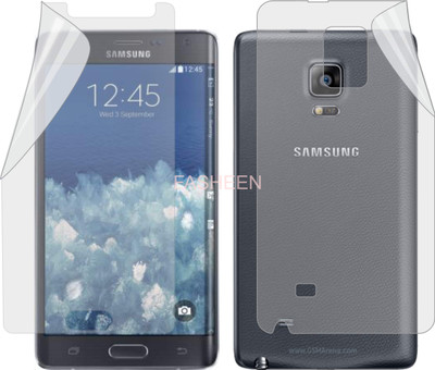 Fasheen Front and Back Screen Guard for SAMSUNG NOTE EDGE (Edge To Edge Full Coverage TPU)(Pack of 2)