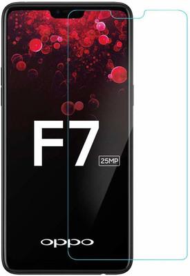 DropFit Edge To Edge Tempered Glass for OPPO F7(Pack of 1)
