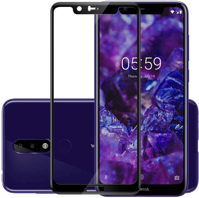 ASMANTIC Tempered Glass Guard for Nokia 5.1(Pack of 1)