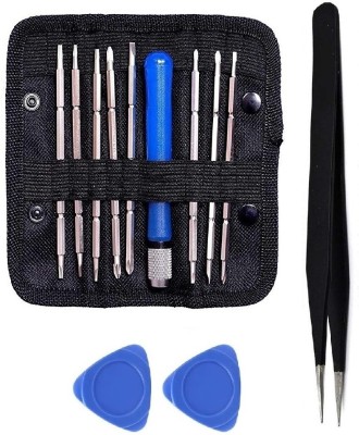 vadda bai 8 Magnetic Bit Screwdriver with 1 Tweezer and 2 Openers For Electronic Repairing Combination Screwdriver Set(Pack of 12)