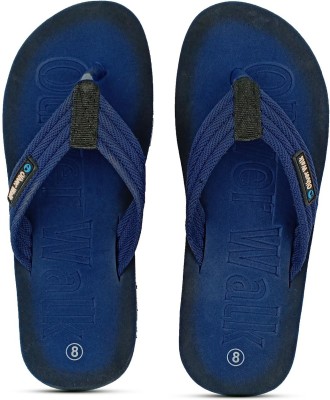 OLIVER WALK Men Flip Flops(Blue 9)