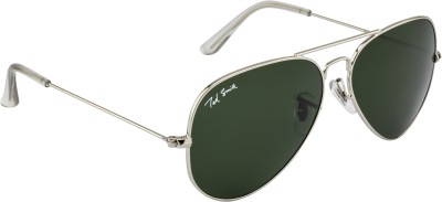 Ted Smith Aviator Sunglasses(For Men & Women, Green)