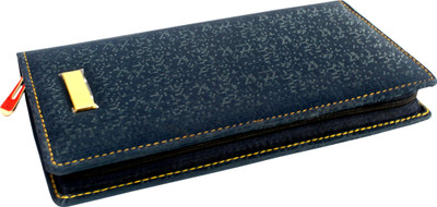 kittu 3D Look Multiple cheque book holder(Blue)
