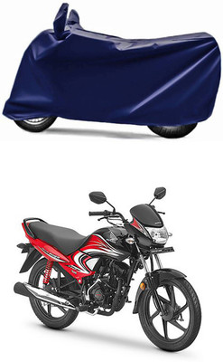 SMDP Two Wheeler Cover for Honda(Dream Yuga, Blue)