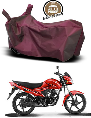 SMDP Waterproof Two Wheeler Cover for Suzuki(Hayate EP, Maroon)