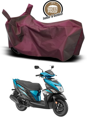 SMDP Waterproof Two Wheeler Cover for Yamaha(Cygnus Ray ZR, Maroon)