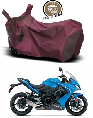 ARN Waterproof Two Wheeler Cover for Suzuki(GSX S1000F, Maroon)