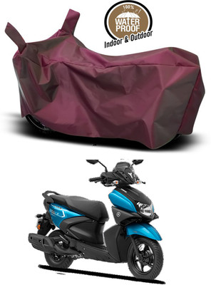 SMDP Waterproof Two Wheeler Cover for Yamaha(RayZR 125 Fi, Maroon)