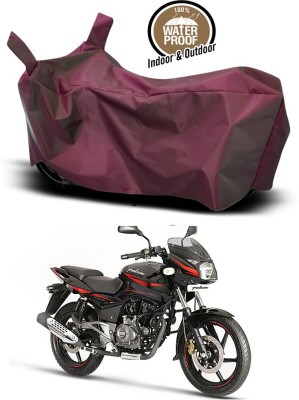 Ascension Waterproof Two Wheeler Cover for Bajaj(Pulsar 180 DTS-i, Maroon)