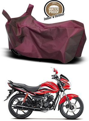 SMDP Waterproof Two Wheeler Cover for Hero(Passion Pro TR, Maroon)