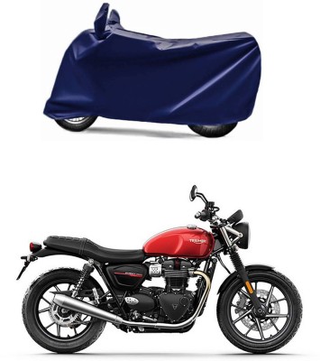 Genipap Two Wheeler Cover for Triumph(Street Twin, Blue)