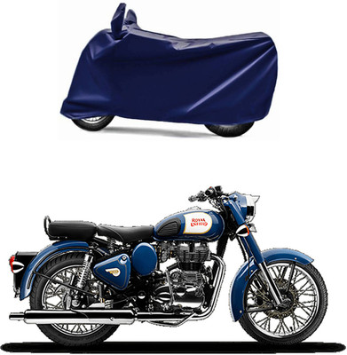 SMDP Two Wheeler Cover for Royal Enfield(Bullet 350, Blue)