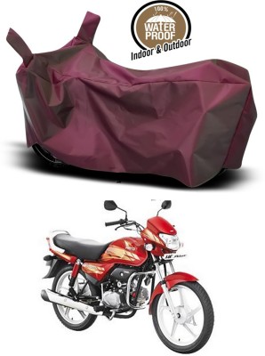 SMDP Two Wheeler Cover for Hero(HF Deluxe, Maroon)