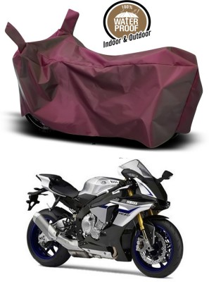 Ascension Waterproof Two Wheeler Cover for Yamaha(YZF R1M, Maroon)