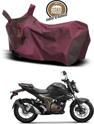 SMDP Waterproof Two Wheeler Cover for Suzuki(Gixxer 250, Maroon)
