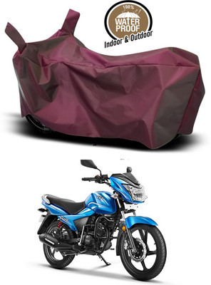 SMDP Waterproof Two Wheeler Cover for TVS(Victor, Maroon)