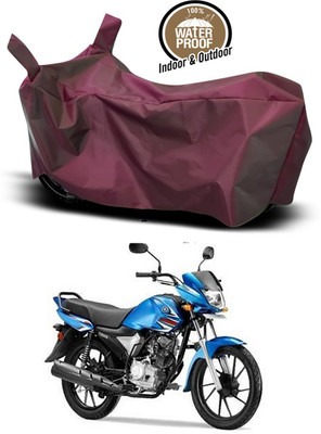 SMDP Waterproof Two Wheeler Cover for Yamaha(Saluto RX, Maroon)