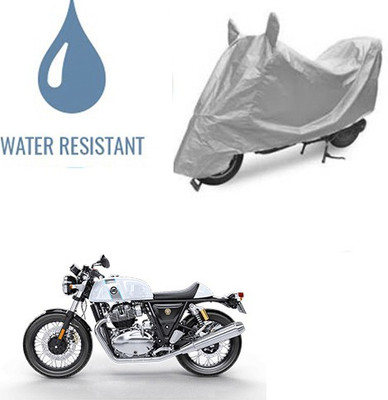 Atulit enterprises Waterproof Two Wheeler Cover for Royal Enfield(Continental GT, Silver)